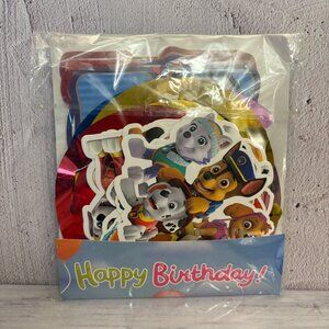 Kids Cartoon Paw Patrol Happy Birthday Decorations Complete Package (SKU: 206MI)